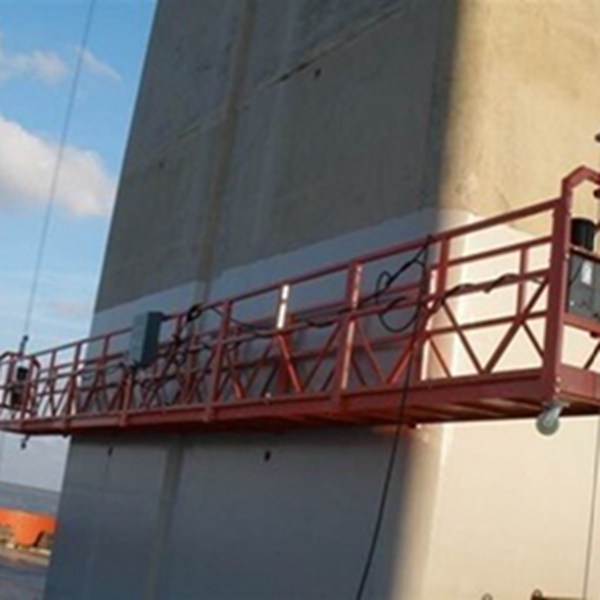 Suspended platform for bridge